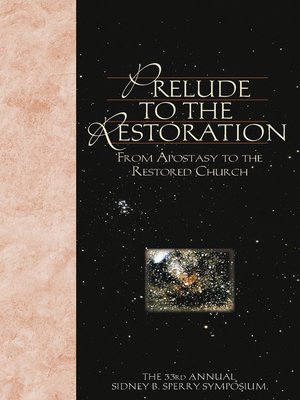 cover image of Prelude to the Restoration